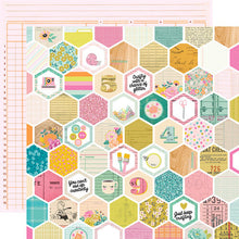 Load image into Gallery viewer, Simple Stories Let's Get Crafty Collection 12x12 Scrapbook Paper Crafty Girl (17205)