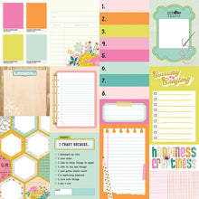 Load image into Gallery viewer, Simple Stories Let's Get Crafty Collection 12x12 Scrapbook Paper Journal Elements (17210)