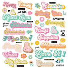 Load image into Gallery viewer, Simple Stories Let's Get Crafty Collection Foam Stickers (17221)