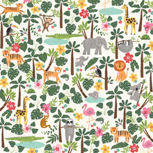 Load image into Gallery viewer, Simple Stories Into the Wild Collection 12x12 Scrapbook Paper Welcome to the Jungle (17602)
