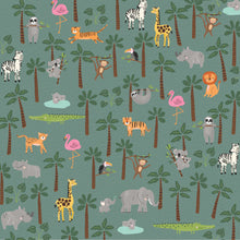 Load image into Gallery viewer, Simple Stories Into the Wild Collection 12x12 Scrapbook Paper Going on Safari (17606)
