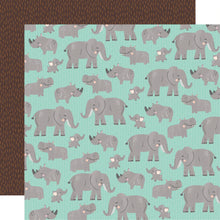 Load image into Gallery viewer, Simple Stories Into the Wild Collection 12x12 Scrapbook Paper Be Brave (17608)
