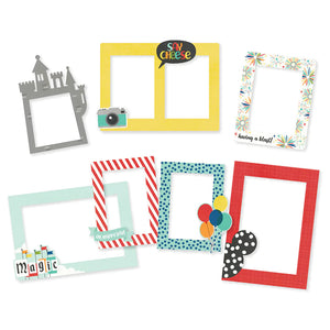 Simple Stories Say Cheese at the Park Collection Chipboard Frames (17921)