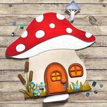 Load image into Gallery viewer, Elizabeth Craft Designs Mushroom House Folding Card Die (1796)