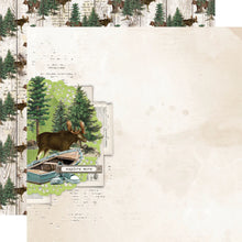 Load image into Gallery viewer, Simple Stories Simple Vintage Lakeside Collection 12x12 Scrapbook Paper Great Outdoors (18007)