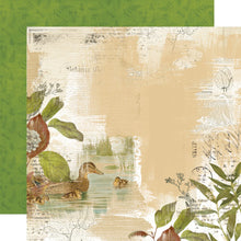 Load image into Gallery viewer, Simple Stories Simple Vintage Lakeside Collection 12x12 Scrapbook Paper On Lake Time (18010)
