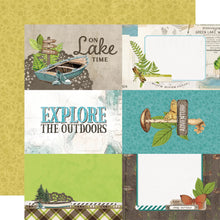 Load image into Gallery viewer, Simple Stories Simple Vintage Lakeside Collection 12x12 Scrapbook Paper 4x6 Elements (18014)