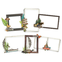 Load image into Gallery viewer, Simple Stories Simple Vintage Lakeside Green Collection Chipboard Frames (18025)
