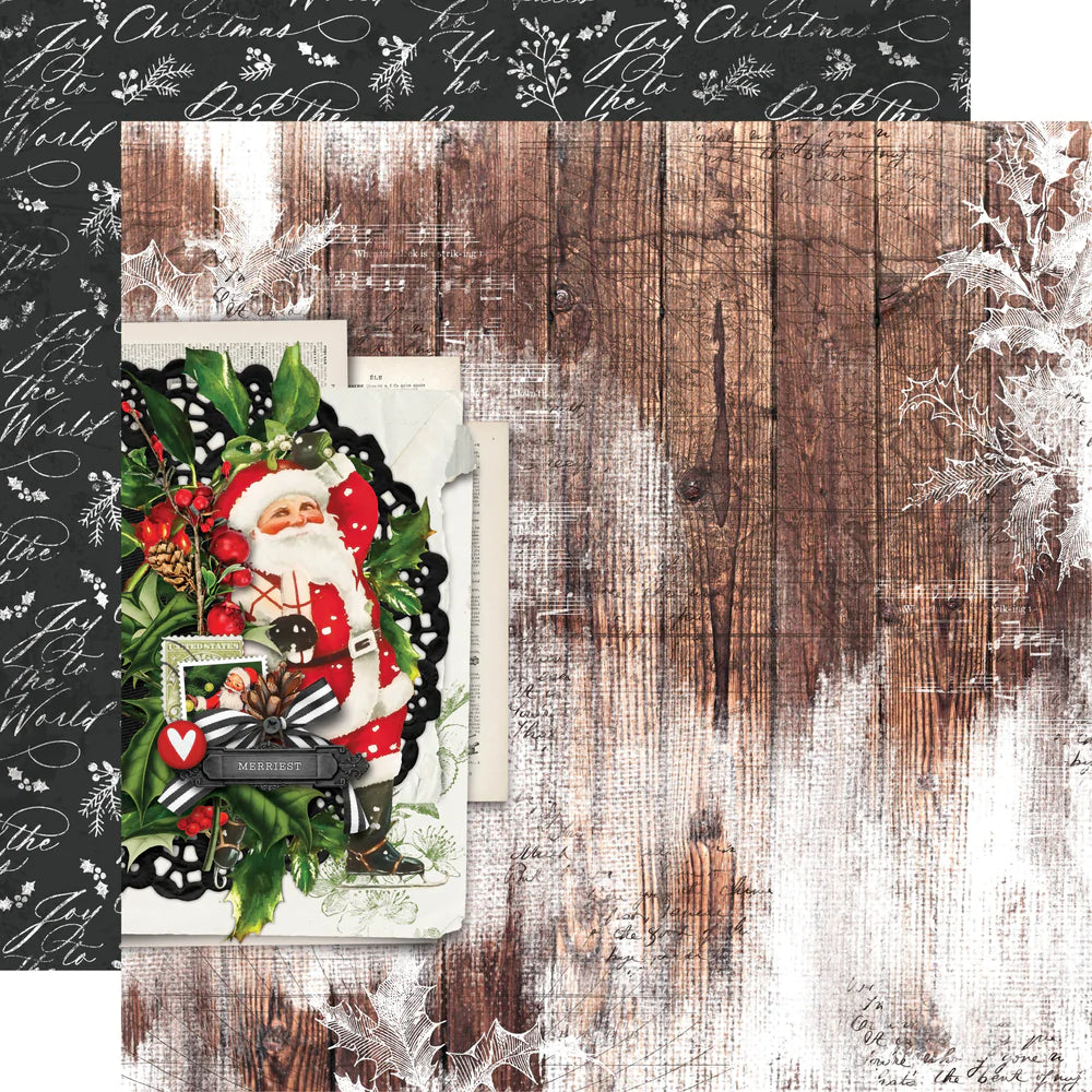 Simple Stories Simple Vintage Christmas Lodge 12x12 Scrapbook