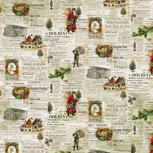 Simple Stories Simple Vintage Christmas Lodge 12x12 Scrapbook Paper Holiday Traditions (18410)