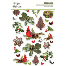 Load image into Gallery viewer, Simple Stories Simple Vintage Christmas Lodge Sticker Book (18424)
