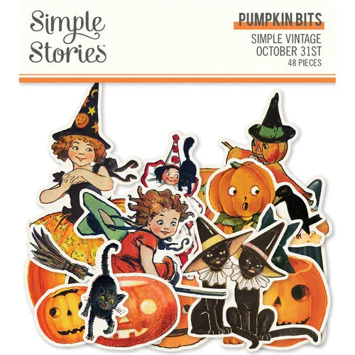 Simple Stories Simple Vintage October 31st Collection Pumpkin Bits (18622)