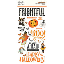 Load image into Gallery viewer, Simple Stories Simple Vintage October 31st Collection Foam Stickers (18625)