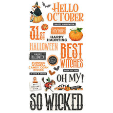 Load image into Gallery viewer, Simple Stories Simple Vintage October 31st Collection Foam Stickers (18625)