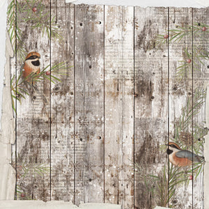 Simple Stories Simple Vintage Winter Woods Collection 12x12 Scrapbook Paper Winter Magic (19107)