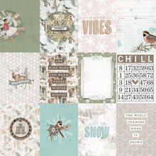Load image into Gallery viewer, Simple Stories Simple Vintage Winter Woods Collection 12x12 Scrapbook Paper 3x4 Elements (19112)