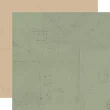 Load image into Gallery viewer, Simple Stories Simple Vintage Winter Woods Collection 12x12 Scrapbook Paper Sage/Bark (19116)