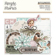 Load image into Gallery viewer, Simple Stories Simple Vintage Winter Woods Bits &amp; Pieces (19122)
