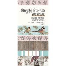 Load image into Gallery viewer, Simple Stories Simple Vintage Winter Woods Collection Washi Tape (19131)