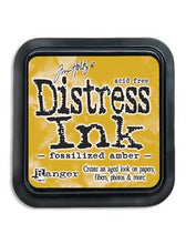 Load image into Gallery viewer, Tim Holtz Distress Ink Pad Fossilized Amber (TIM43225)