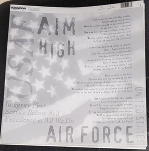 Creative Imaginations Signature Collection - 12" x 12" Scrapbook Paper - Aim High Air Force Transparency - 19236