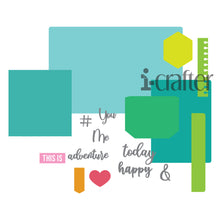 Load image into Gallery viewer, i-Crafter Mini Album Accordion Die Set (222113)