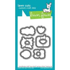 LawnFawn Lawn Cuts Dies Coordinating Die with "Say What? Spring Critters" Stamp Set - LF2229