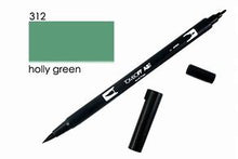 Load image into Gallery viewer, Tombow ABT Dual Brush Pens - Holly Green (ABT-312)