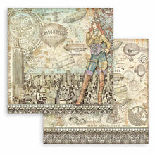 Load image into Gallery viewer, Stamperia Sir Vagabond Aviator 12x12 Paper Pad (SBBL112)
