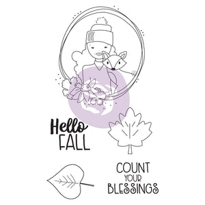 Prima Julie Nutting Cling Stamps - Hello Fall (913229)