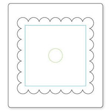 Load image into Gallery viewer, Sizzix Bigz Clear Die Square Scallop (655776)
