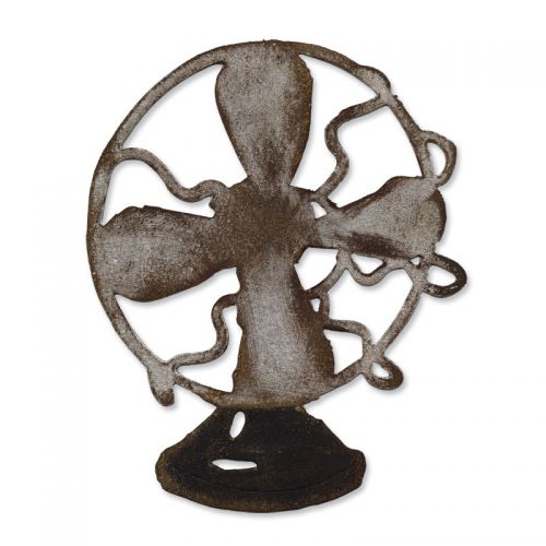 Sizzix Bigz Die Vintage Fan by Tim Holtz (657831) – Everything