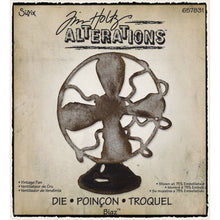 Load image into Gallery viewer, Sizzix Bigz Die Vintage Fan by Tim Holtz (FL657831)