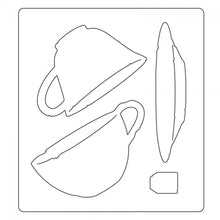 Load image into Gallery viewer, Sizzix Alterations Bigz Die Tea Time by Tim Holtz (660234)