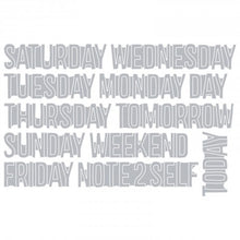 Load image into Gallery viewer, Sizzix Thinlits Dies Daily Words: Block by Tim Holtz (661180)