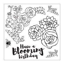 Load image into Gallery viewer, Sizzix Framelits with Stamps Blooming Florals (661867)
