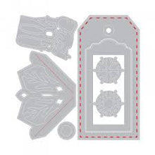 Load image into Gallery viewer, Sizzix Thinlits Die Set Tag with Snowflakes by Katelyn Lizaroi (663158)