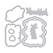 Load image into Gallery viewer, Sizzix Framelits with Stamps Love You a Latke (663167)
