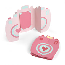 Load image into Gallery viewer, Sizzix Thinlits Die Set Retro Camera Fold-A-Long Card (663588)