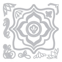 Load image into Gallery viewer, Sizzix Thinlits Die Set Corners & Labels (663592)