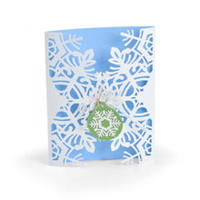 Load image into Gallery viewer, Sizzix Thinlits Die Set Snowflake Card Wrap (663606)