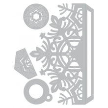 Load image into Gallery viewer, Sizzix Thinlits Die Set Snowflake Card Wrap (663606)