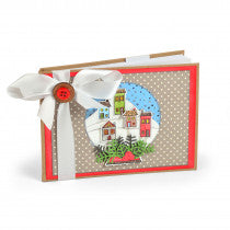 Load image into Gallery viewer, Sizzix Framelits with Stamps Snow Globe Scene (663683)