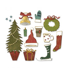 Load image into Gallery viewer, Sizzix Thinlits Festive Things by Tim Holtz (664191)