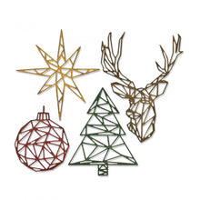 Load image into Gallery viewer, Sizzix Tim Holtz Thinlits- Geo Christmas (664202)