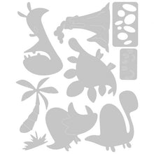 Load image into Gallery viewer, Sizzix Thinlits Die Set Dinosaurs (664393)
