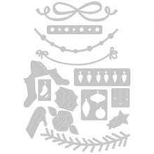 Load image into Gallery viewer, Sizzix Thinlits Die Set Christmas Borders (664701)