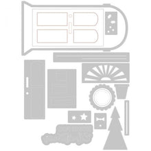 Load image into Gallery viewer, Sizzix Thinlits Die Set Home for Christmas (664711)