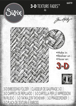 Load image into Gallery viewer, Sizzix 3-D Texture Fades Embossing Folder Intertwine by Tim Holtz (664759)