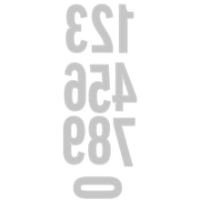 Load image into Gallery viewer, Sizzix Thinlits Die Set 10PK - Bold Numbers (665073)